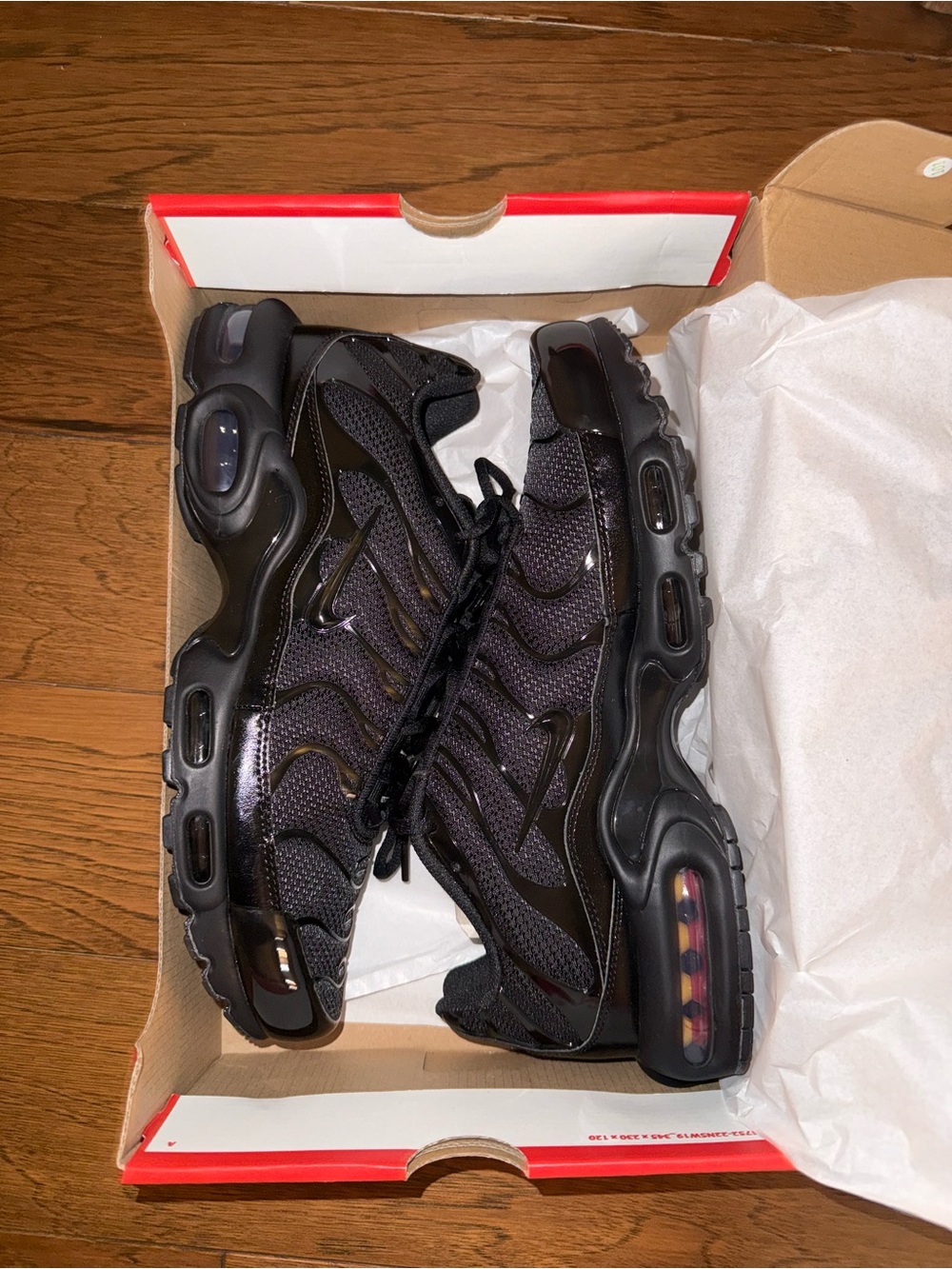 Men's Nike air max plus all black BRAND NEW